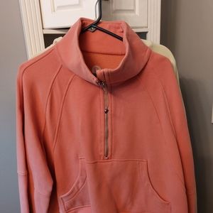 3/4 zip sweatshirt